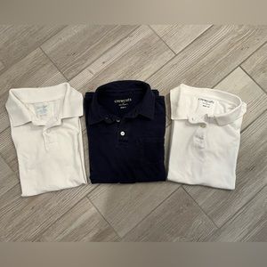 School Uniform Polo Short Sleeve Shirt bundle Boys L